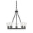 Savoy House Calhoun 5-Light Chandelier, Matte Black