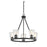 Savoy House Calhoun 5-Light Chandelier, Matte Black