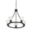 Savoy House Calhoun 5-Light Chandelier, Matte Black