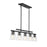 Savoy House Calhoun 5-Light Linear Chandelier, Matte Black