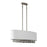 Savoy House Cameo 4-Light Linear Chandelier, Campagne Luxe