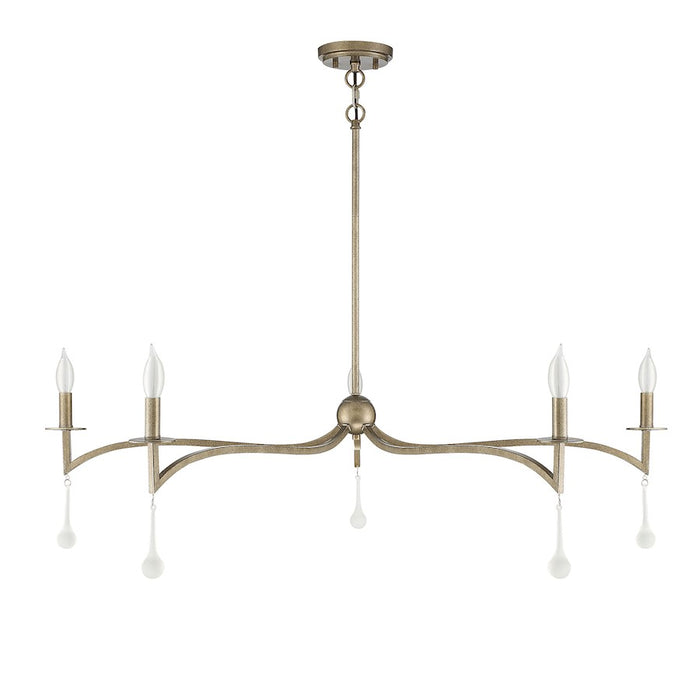 Savoy House Laramie 5-Light Chandelier, Chelsea Gold