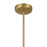 Savoy House Collier 6Lt Chandelier, White Opal, Warm Brass