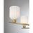 Savoy House Collier 6Lt Chandelier, White Opal, Warm Brass