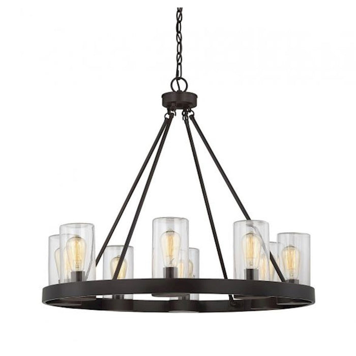 Savoy House Inman 8-Light Outdoor Chandelier, English Bronze - 1-1130-8-13