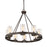 Savoy House Inman 8-Light Outdoor Chandelier, English Bronze