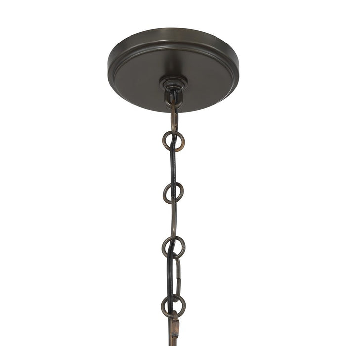Savoy House Andover 4Lt Chandelier, Bronze/Riviera Brass
