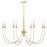 Savoy House Stonecrest 8-Light Chandelier, French Gold - 1-1202-8-186