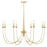 Savoy House Stonecrest 8-Light Chandelier, French Gold