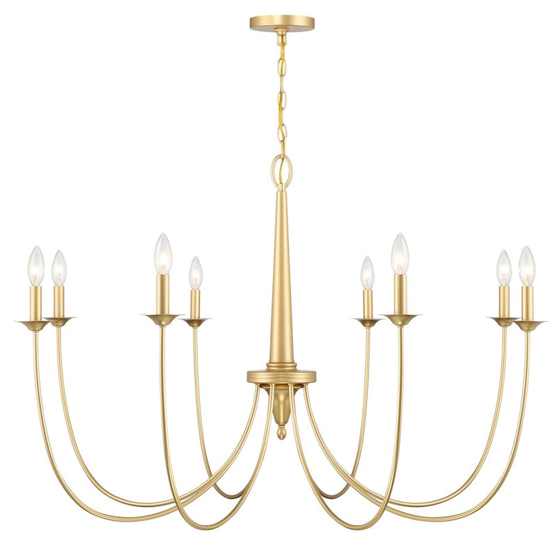 Savoy House Stonecrest 8-Light Chandelier, French Gold