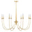 Savoy House Stonecrest 8-Light Chandelier, French Gold
