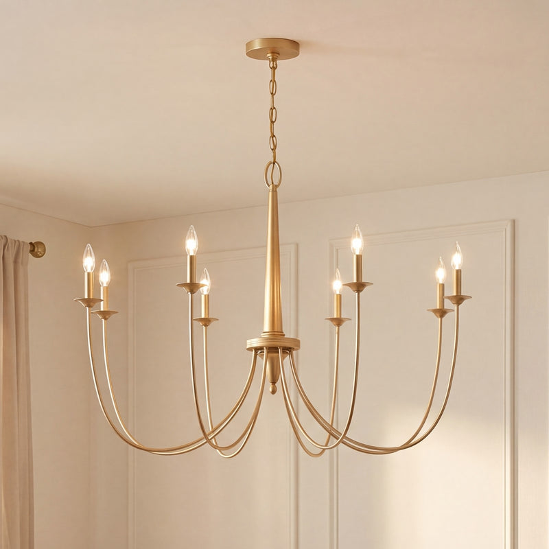 Savoy House Stonecrest 8-Light Chandelier, French Gold