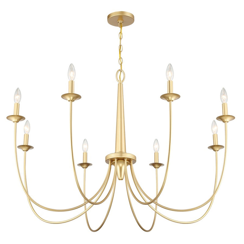 Savoy House Stonecrest 8-Light Chandelier, French Gold