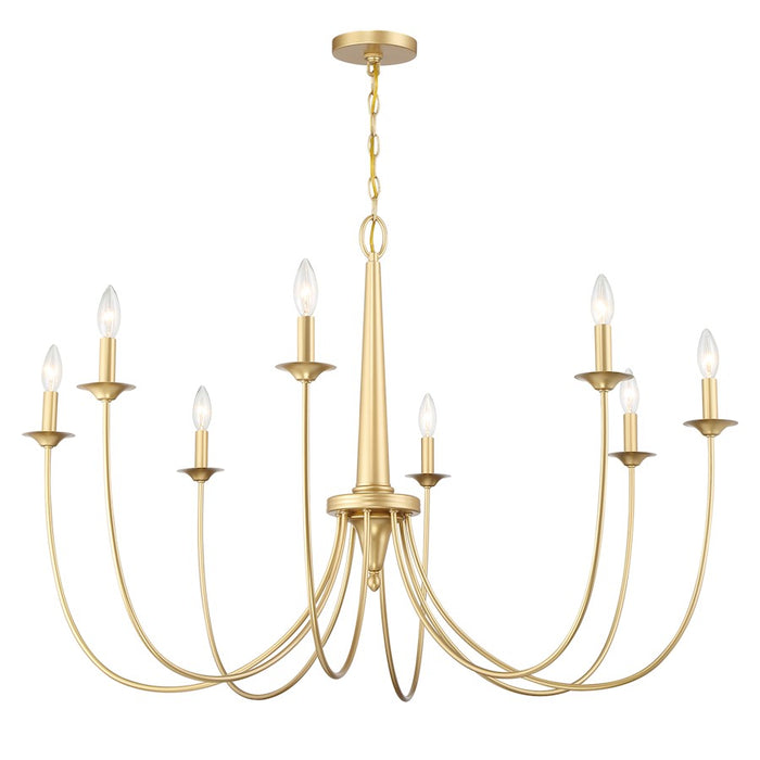 Savoy House Stonecrest 8-Light Chandelier, French Gold