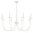 Savoy House Stonecrest 8-Light Chandelier, Bisque White
