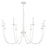 Savoy House Stonecrest 8-Light Chandelier, Bisque White