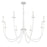 Savoy House Stonecrest 8-Light Chandelier, Bisque White