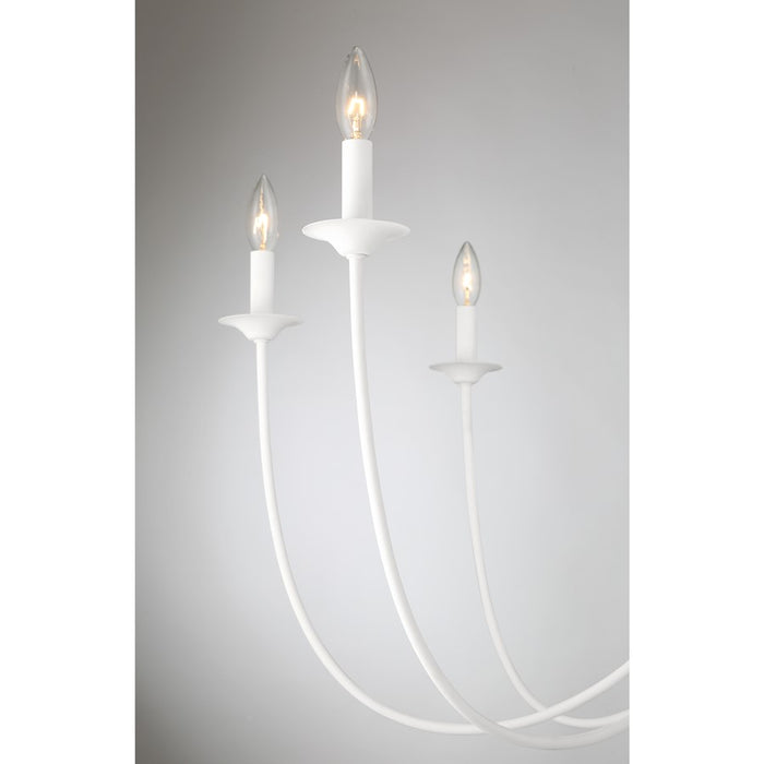 Savoy House Stonecrest 8-Light Chandelier, Bisque White