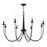 Savoy House Stonecrest 8-Light Chandelier, Matte Black