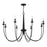 Savoy House Stonecrest 8-Light Chandelier, Matte Black