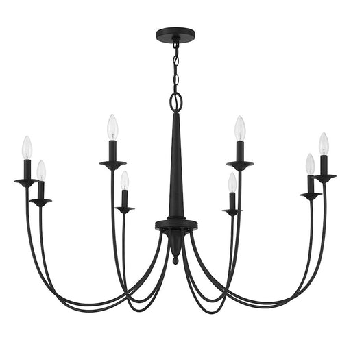 Savoy House Stonecrest 8-Light Chandelier, Matte Black