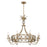 Savoy House Hearst 8 Lt Chandelier, Antique, Noble Brass