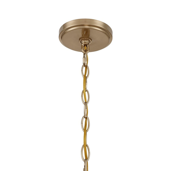 Savoy House Hearst 8 Lt Chandelier, Antique, Noble Brass