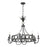 Savoy House Hearst 8 Lt Chandelier, Blk, Black Tourmaline