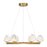 Savoy House Castello 6 Lt Chandelier, Clear, Warm Brass - 1-1237-6-322