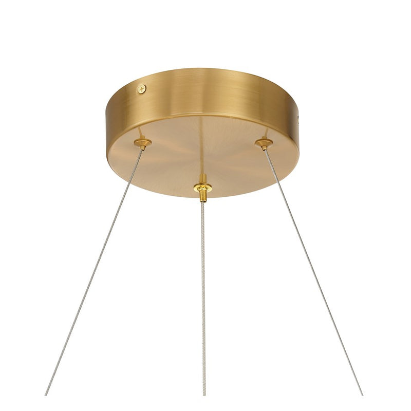 Savoy House Castello 6 Lt Chandelier, Clear, Warm Brass