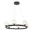 Savoy House Castello 6 Lt Chandelier, Clear Seeded, Matte Black