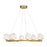 Savoy House Castello 8 Lt Chandelier, Clear, Warm Brass - 1-1238-8-322