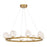 Savoy House Castello 8 Lt Chandelier, Clear, Warm Brass