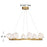 Savoy House Castello 8 Lt Chandelier, Clear, Warm Brass
