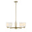 Savoy House Essentials Baldwin 5Lt Chandelier, Brass/White - 1-1246-5-127
