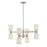 Savoy House Essentials Baldwin 8Lt Chandelier, Satin Nickel - 1-1248-8-SN