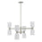 Savoy House Essentials Baldwin 8Lt Chandelier, Satin Nickel
