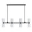 Savoy House Essentials Baldwin 8Lt Lin Chandelier, Black/White