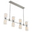 Savoy House Essentials Baldwin 8Lt Lin Chandelier, Satin Nickel