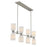 Savoy House Essentials Baldwin 8Lt Lin Chandelier, Satin Nickel