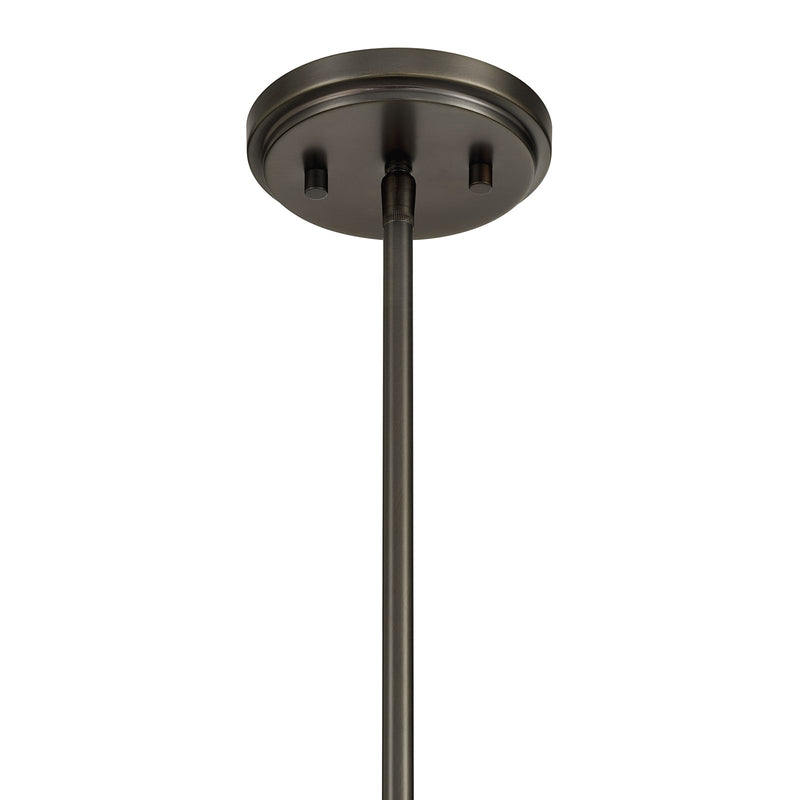 Savoy House Hubbard 30in 3-Light LED Chandelier | Minimalist Mediterranean Bronze and Champagne Ribbed Glass | Dining Room & Entryway | Model 1-1251-3-15