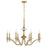 Savoy House Champlain 8 Light Chandelier, Warm Brass