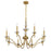 Savoy House Champlain 8 Light Chandelier, Warm Brass