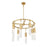 Savoy House Chelsea 8-Light Chandelier, Warm Brass