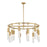 Savoy House Chelsea 12-Light Chandelier, Warm Brass