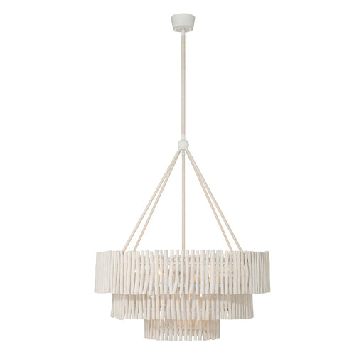 Savoy House Phong 9 Lt Chandelier, Blanco - 1-1456-9-340