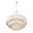 Savoy House Phong 9 Lt Chandelier, Blanco