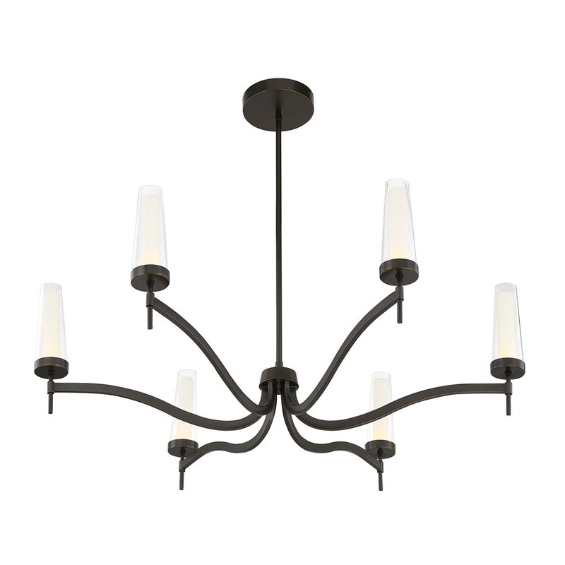 Savoy House Butler 6Lt Chandelier, Mediterranean