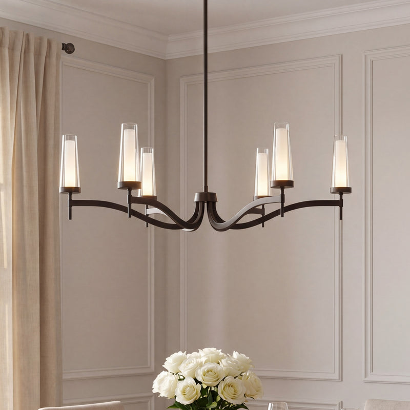 Savoy House Butler 6Lt Chandelier, Mediterranean