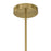 Savoy House Butler 6 Lt Chandelier, Clear/Opal, Warm Brass